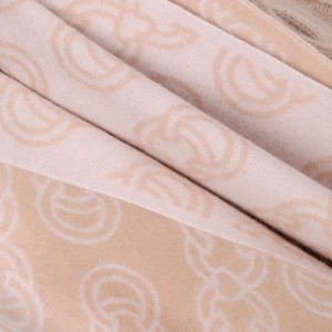 Hot selling double-sided jacquard scarf 100% sheep wool