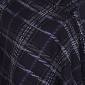 100% Acrylic Tartan Shawls With Zip Fall Winter Accessories