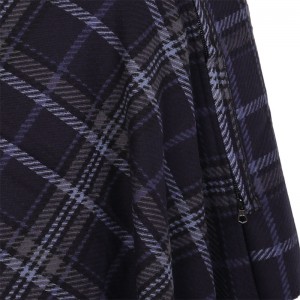 100% Acrylic Tartan Shawls With Zip Fall Winter Accessories